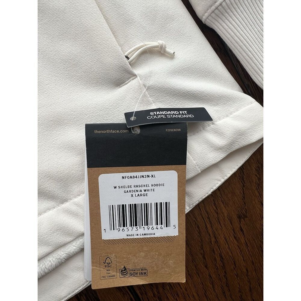 The North Face Women's Shelbe Raschel Hooded Softshell Size XL White NWT - Picture 5 of 7